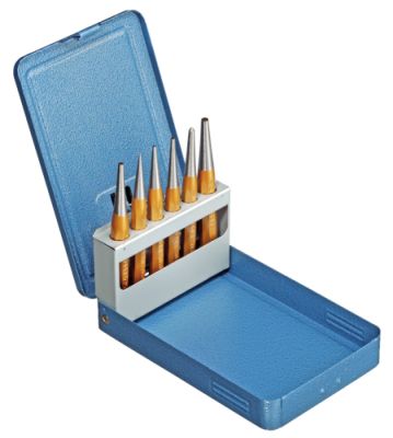 GEDORE Doorslagset 6-dlg, en metalen cassette 113 D