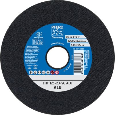 PFERD DOORSLIJSCHIJF EHT 125-2,4 SG ALU