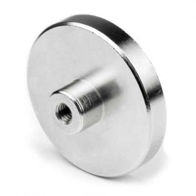 Potmagneet 100mm met draadbus M12