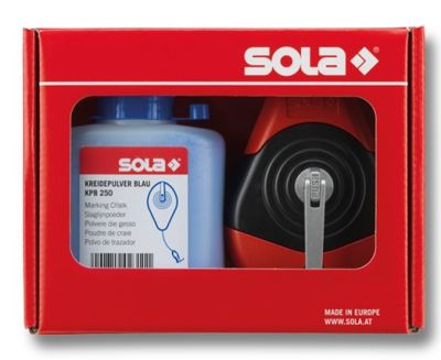 Sola slaglijnmolen 30 meter + slaglijnkrijt blauw