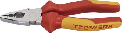 Tecwerk combinatietang lengte 160 mm meercomponentenhulzen verchroomd VDE