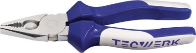 Tecwerk combinatietang lengte 180 mm meercomponentenhulzen verchroomd