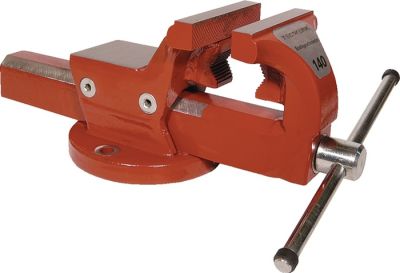 Tecwerk parallelbankschroef bekbreedte 160 mm spanwijdte 225 mm met buizenklembekken 