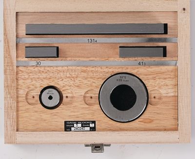 Tecwerk Paralleleindmatenset tolerantieklasse 1 3 delig staal 1 x 41,3 / 1 x 131,4 / 1 x