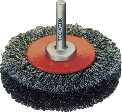 Tecwerk Ronde borstel d. 60 mm draaddikte 0,3 mm staal 18 mm 15000 min-¹