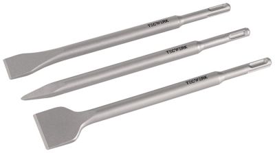 Tecwerk Set insteekgereedschap SDS-plus 3-delig in kunststofbox lengte 250 mm KU-box 