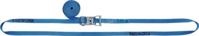 Tecwerk Sjorband DIN EN 12195-2 lengte 8 m breedte 35 mm met ratel LC omdr. 2000 daN TW