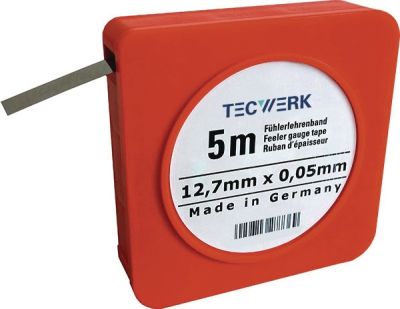 Tecwerk Voelermaatband dikte 0,30 mm lengte 5 m breedte 12,7 mm