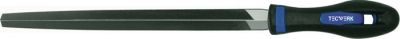 Tecwerk Werkplaatsvijl DIN 7261 lengte 200 mm dwarsdoorsnede 14 mm kap 2 driekant 2C-Erg