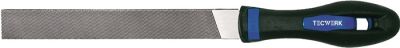Tecwerk Werkplaatsvijl DIN 7261 lengte 200 mm dwarsdoorsnede 20 x 5 mm kap 1 platstomp 2