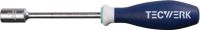 Tecwerk zeskantdopsleutel SW 13 mm klinglengte 125 mm totale lengte 250 mm 3-componenten